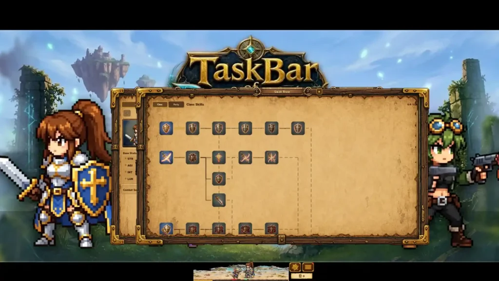 Task Bar of Ragnalis